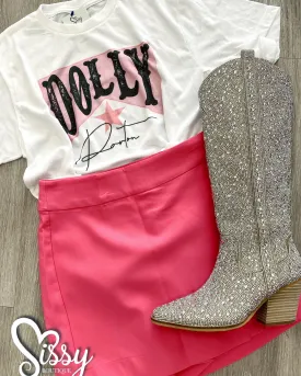 HOT PINK SKORT