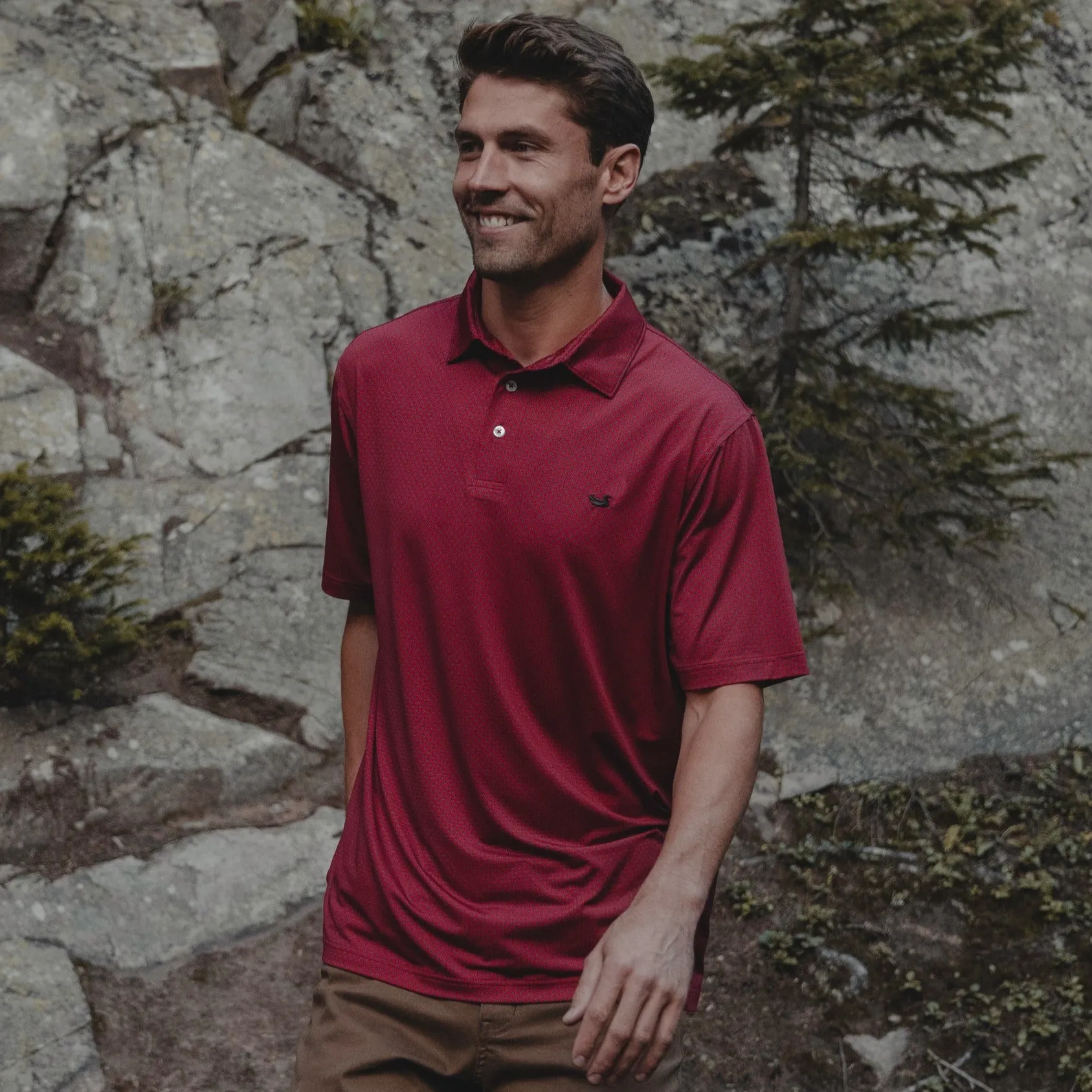 Island Burst Performance Polo