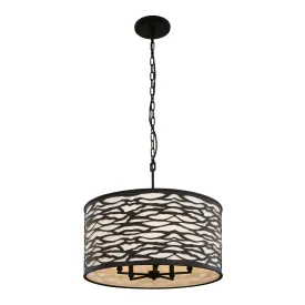Kato 348P05CB 5-Light Pendant Light - Carbon Black