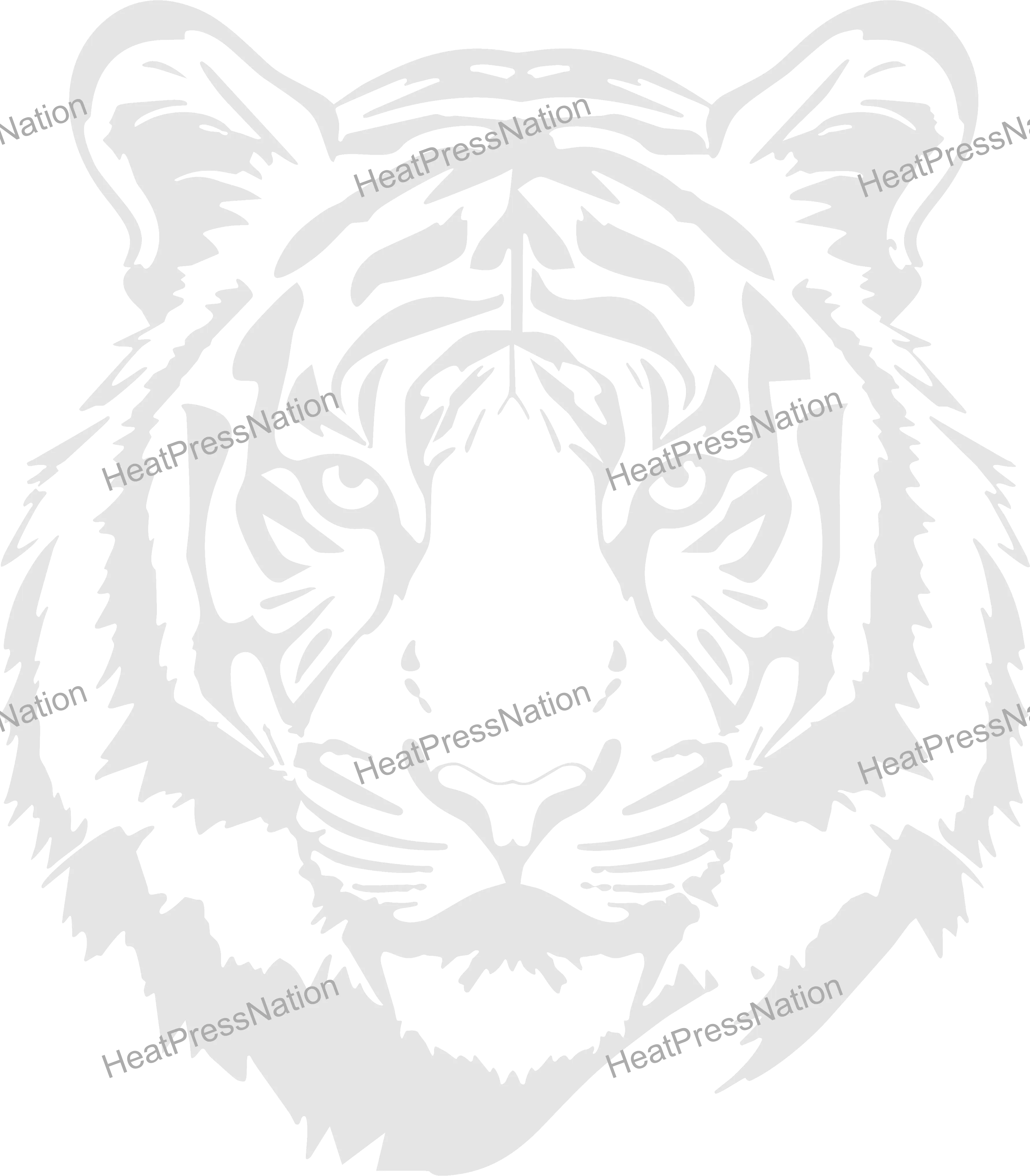 Light Tiger Vector Design