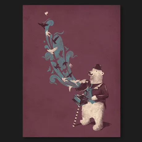 Music In Flight Print