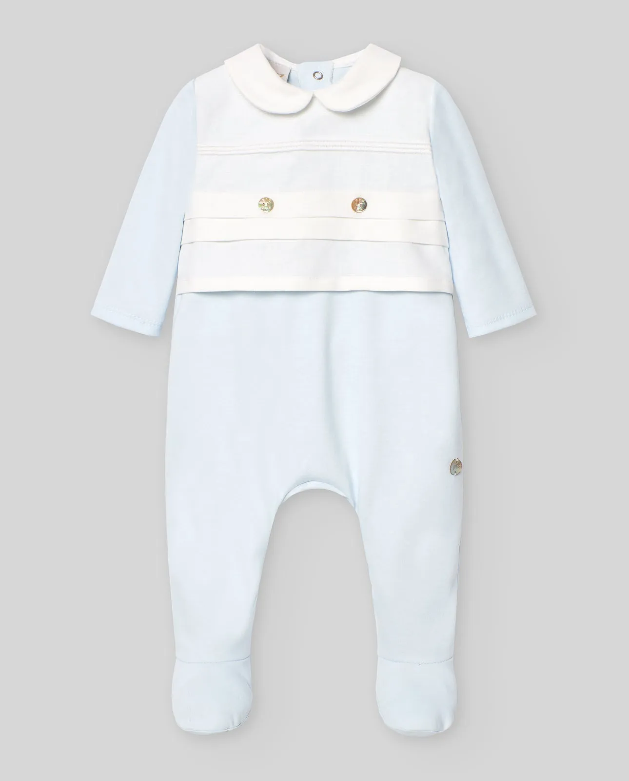 Paz Knit Footie w/ Collar