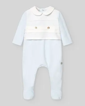 Paz Knit Footie w/ Collar