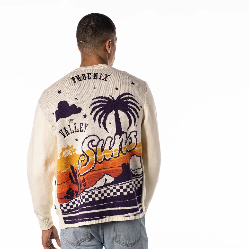 PHOENIX SUNS BUTTON FRONT CARDIGAN - CREAM