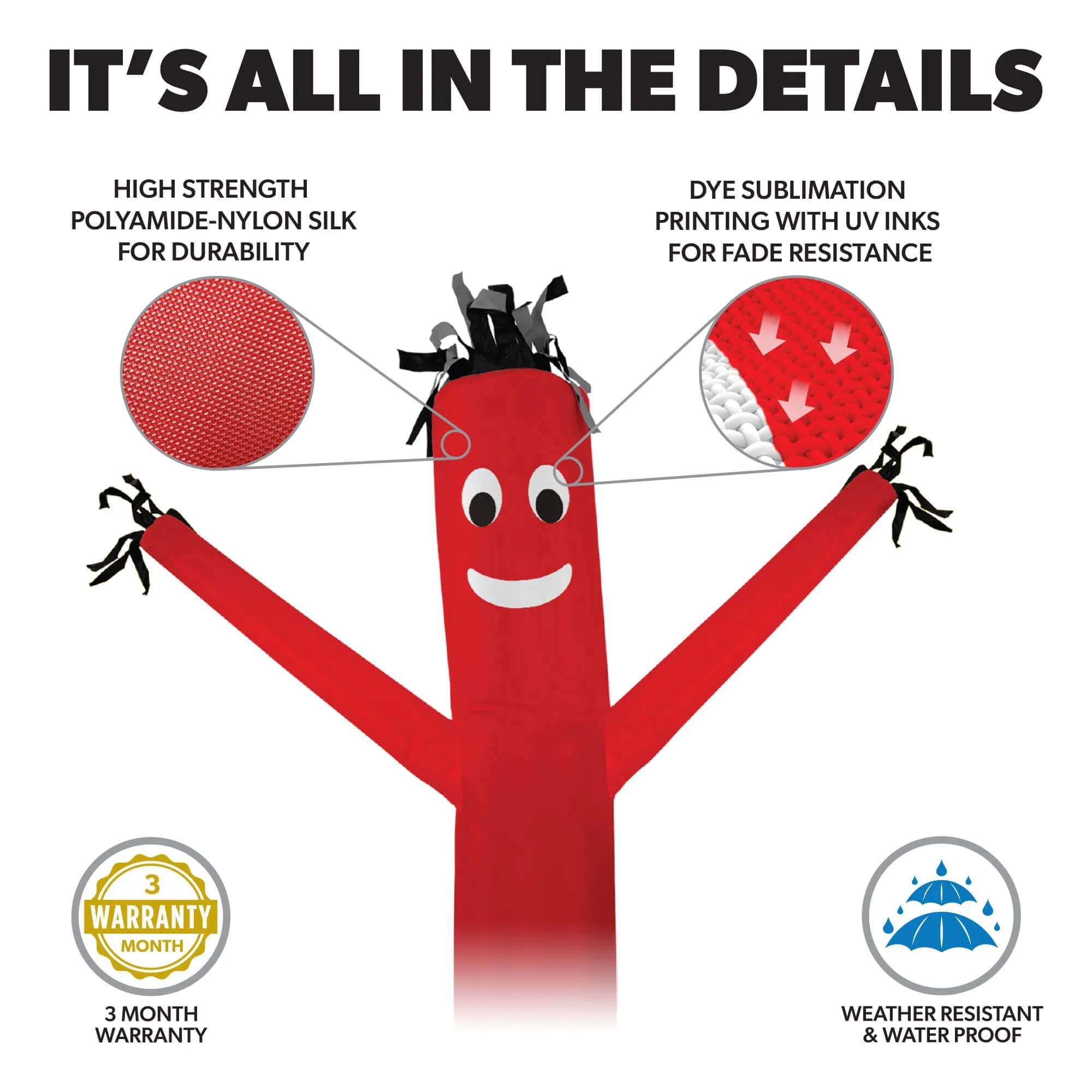 Pirate Air Dancers® Inflatable Tube Man