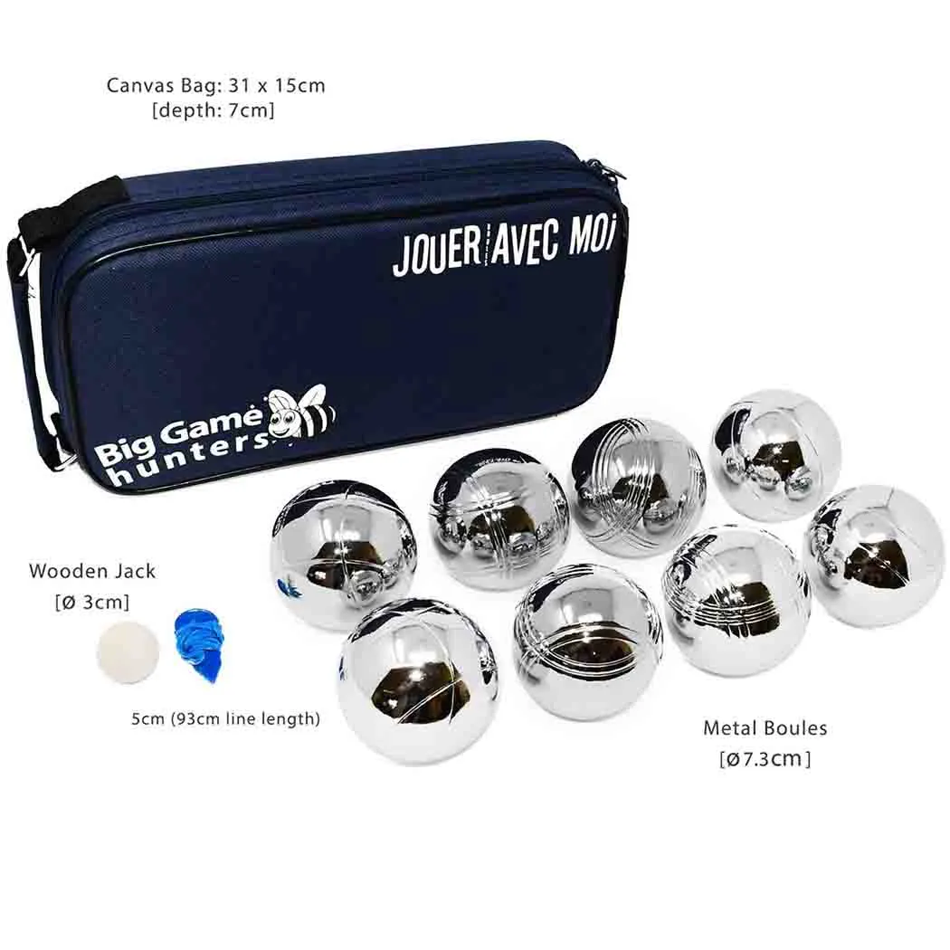 Pétanque Game, Luxury Boules Set of 8