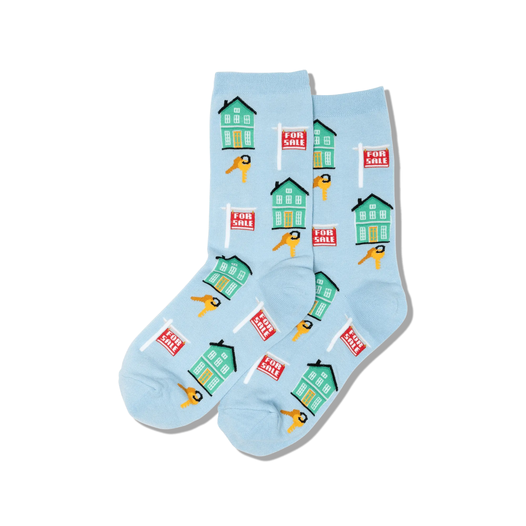 "Realtor" Cotton Crew  Socks by Hot Sox
