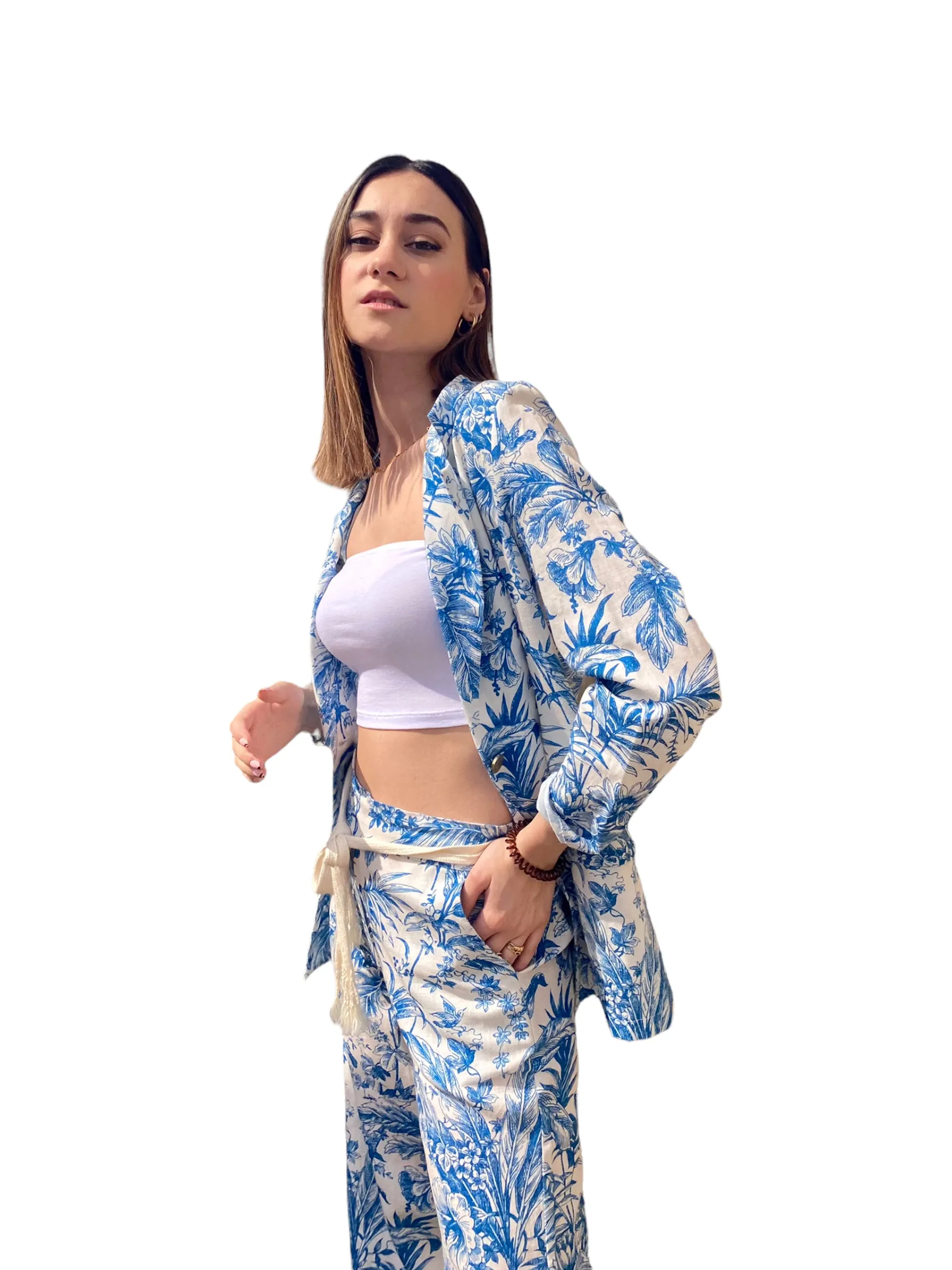 Saiph light blue jacket