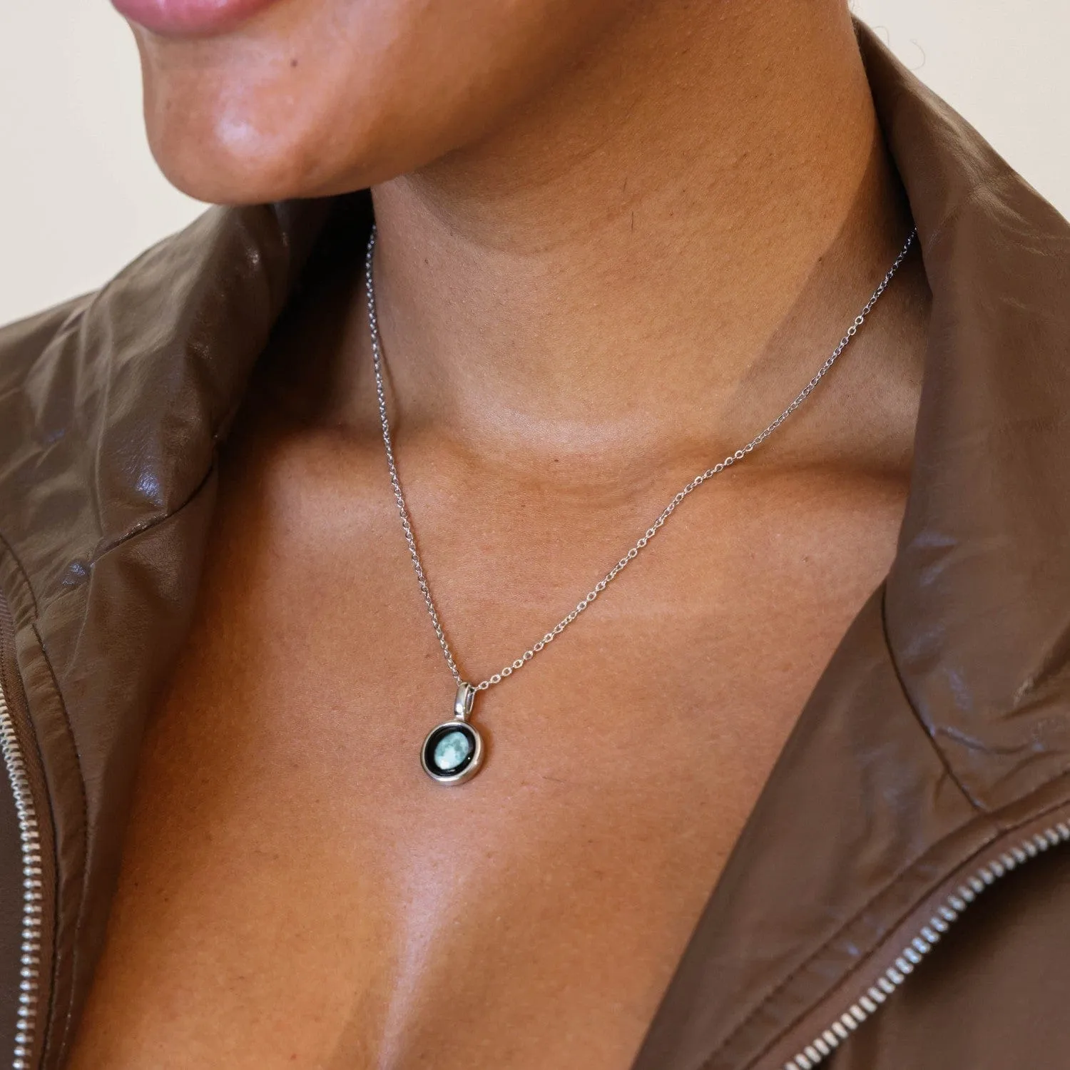 Sky Light Necklace in Silver