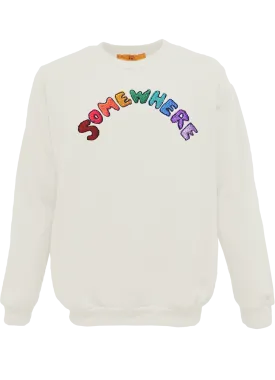 SOMEWHERE Unisex Cut Crewneck Pullover