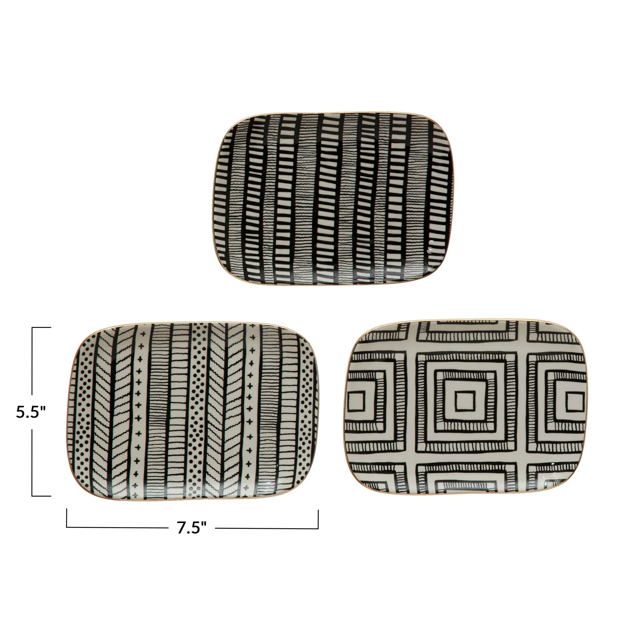 Stoneware Plate - 3 Styles