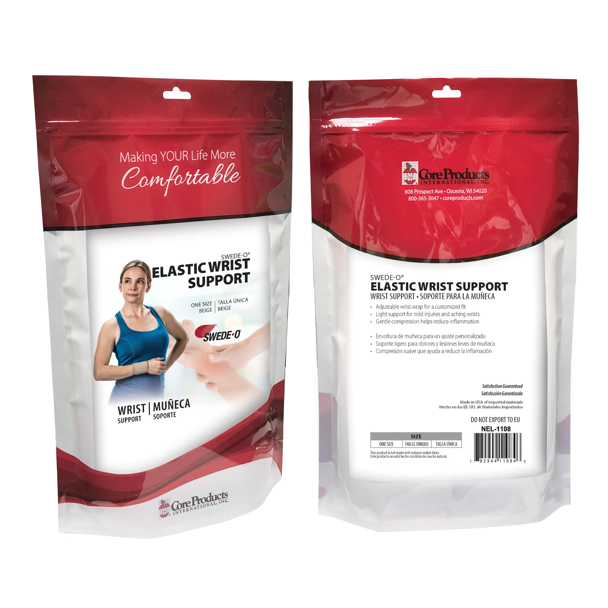 Swede-O Elastic Wrist Support