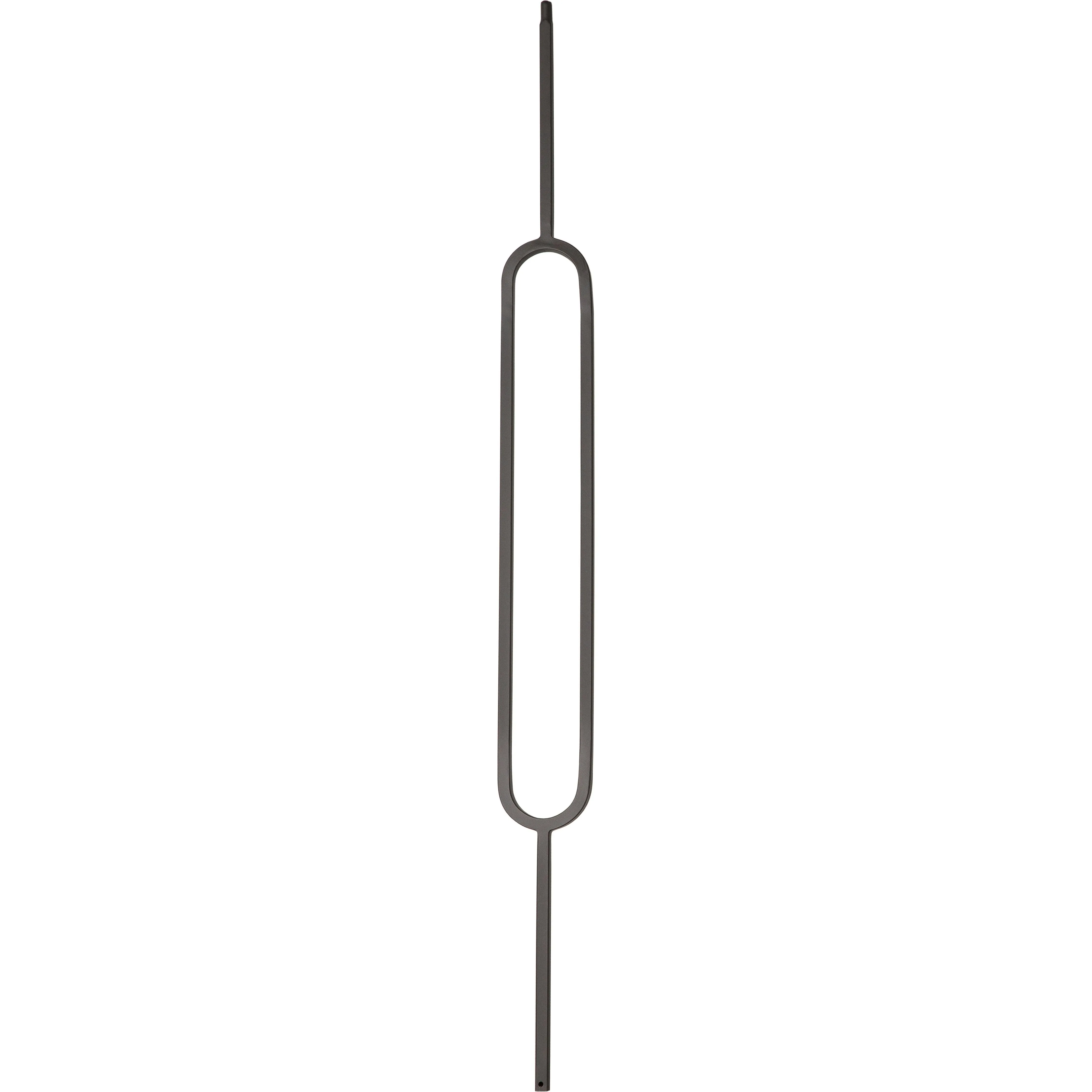 T80 | Iron Baluster | Large Oval | 1/2" x 44"
