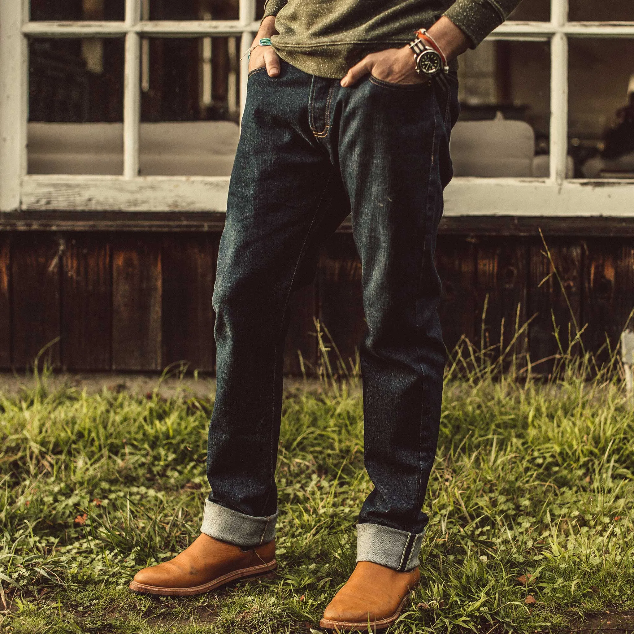 The Democratic Jean in Organic Stretch Selvage