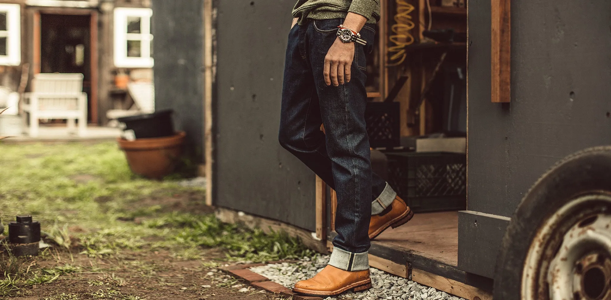 The Democratic Jean in Organic Stretch Selvage