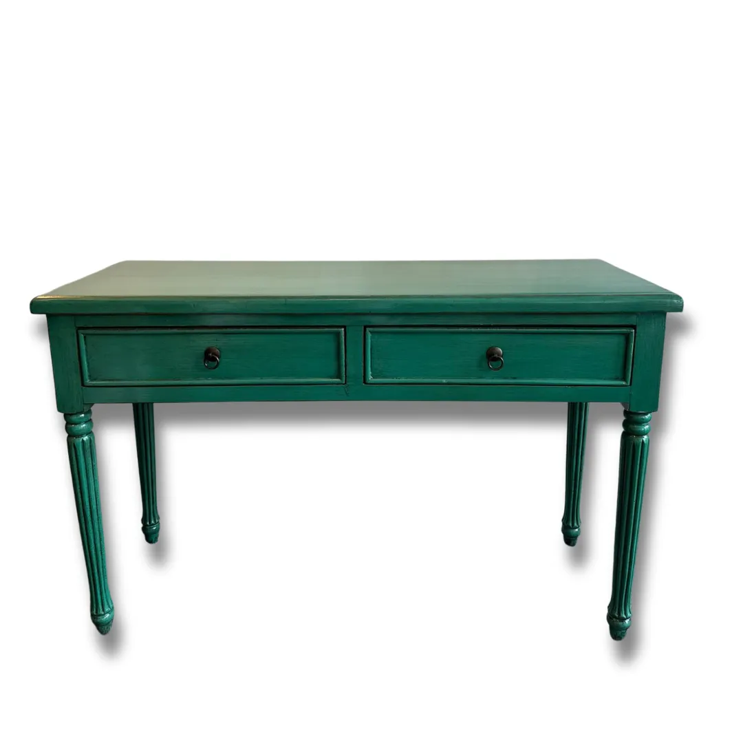 Two Drawer Painted Table