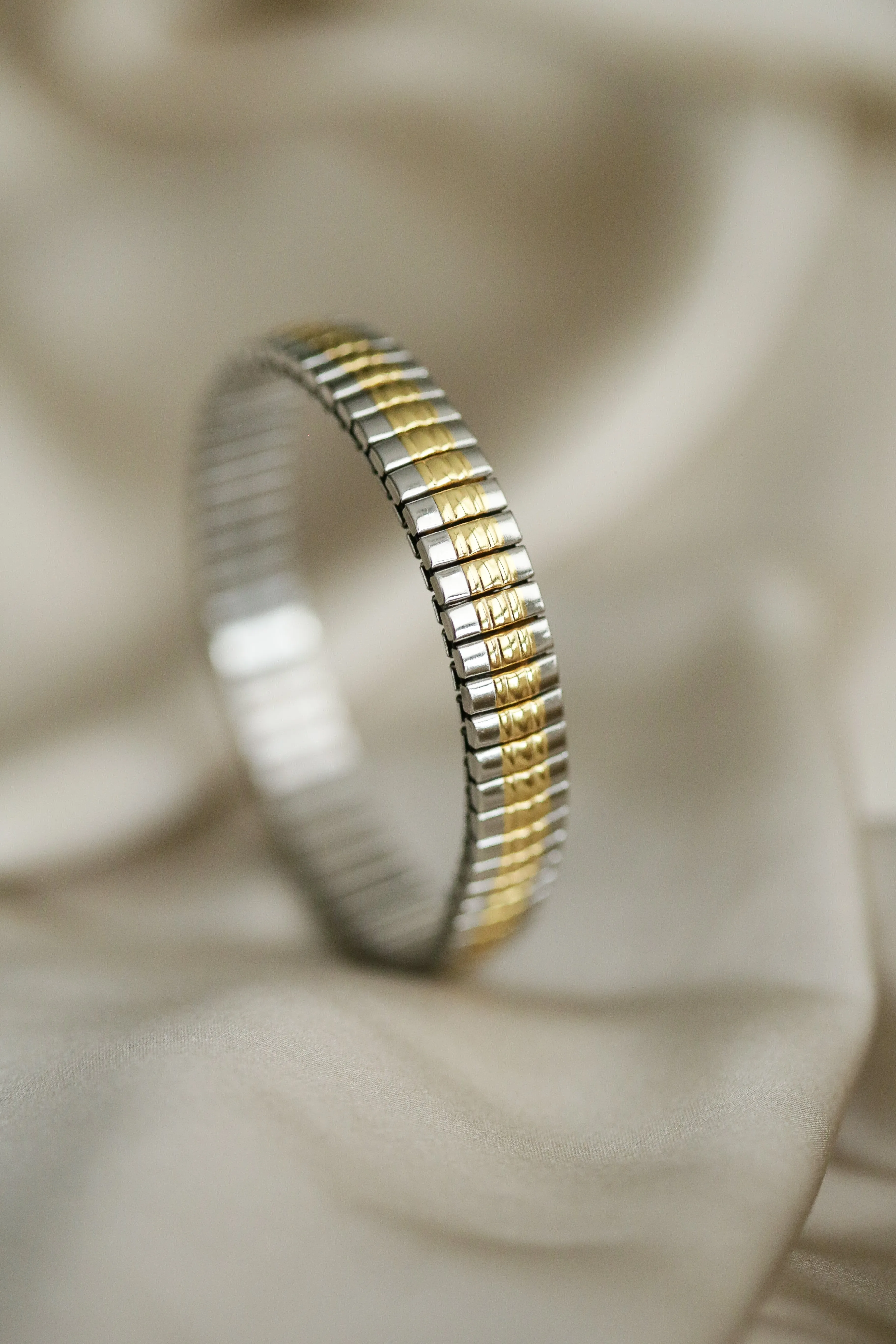 Two Tone Strap Cuff