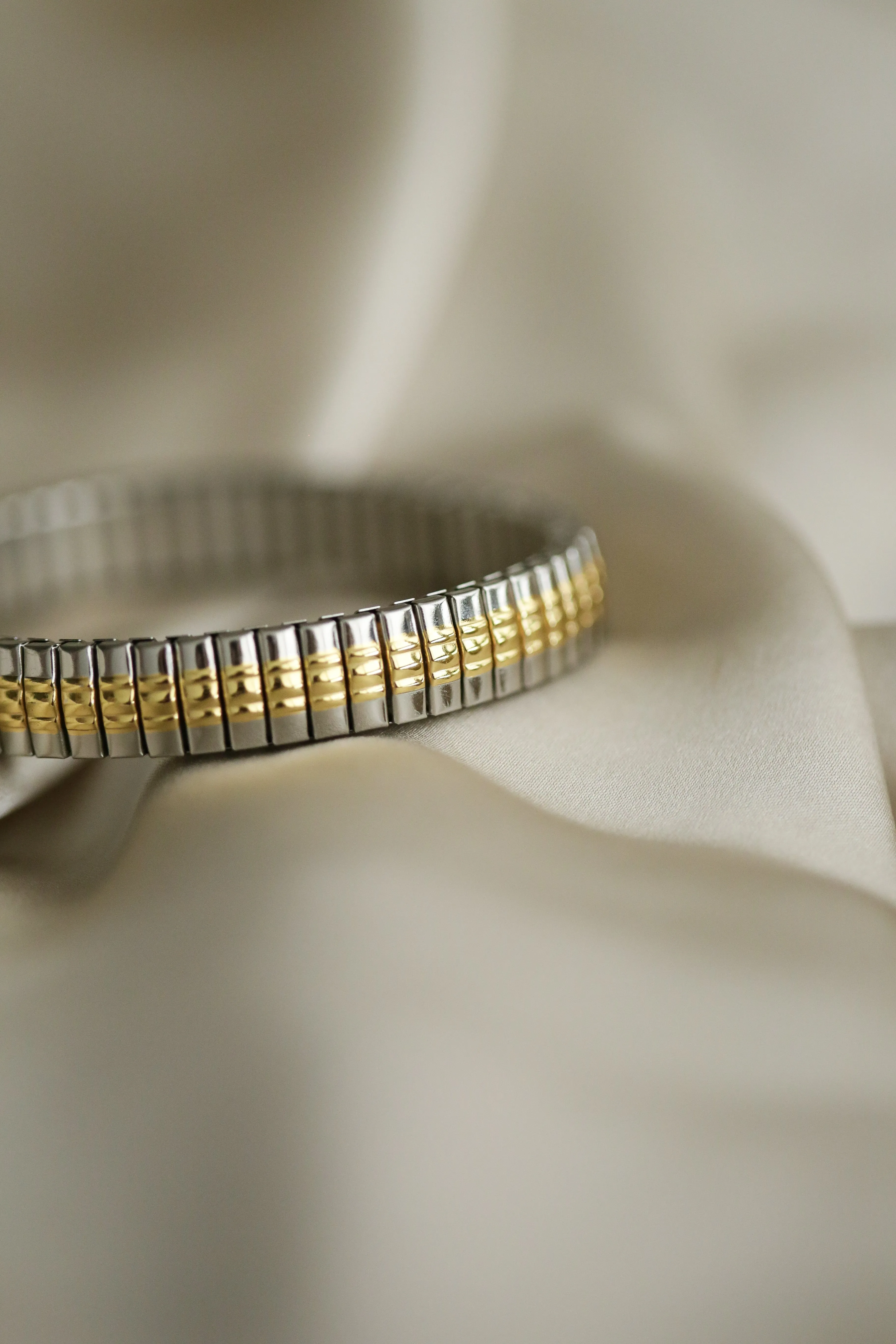 Two Tone Strap Cuff