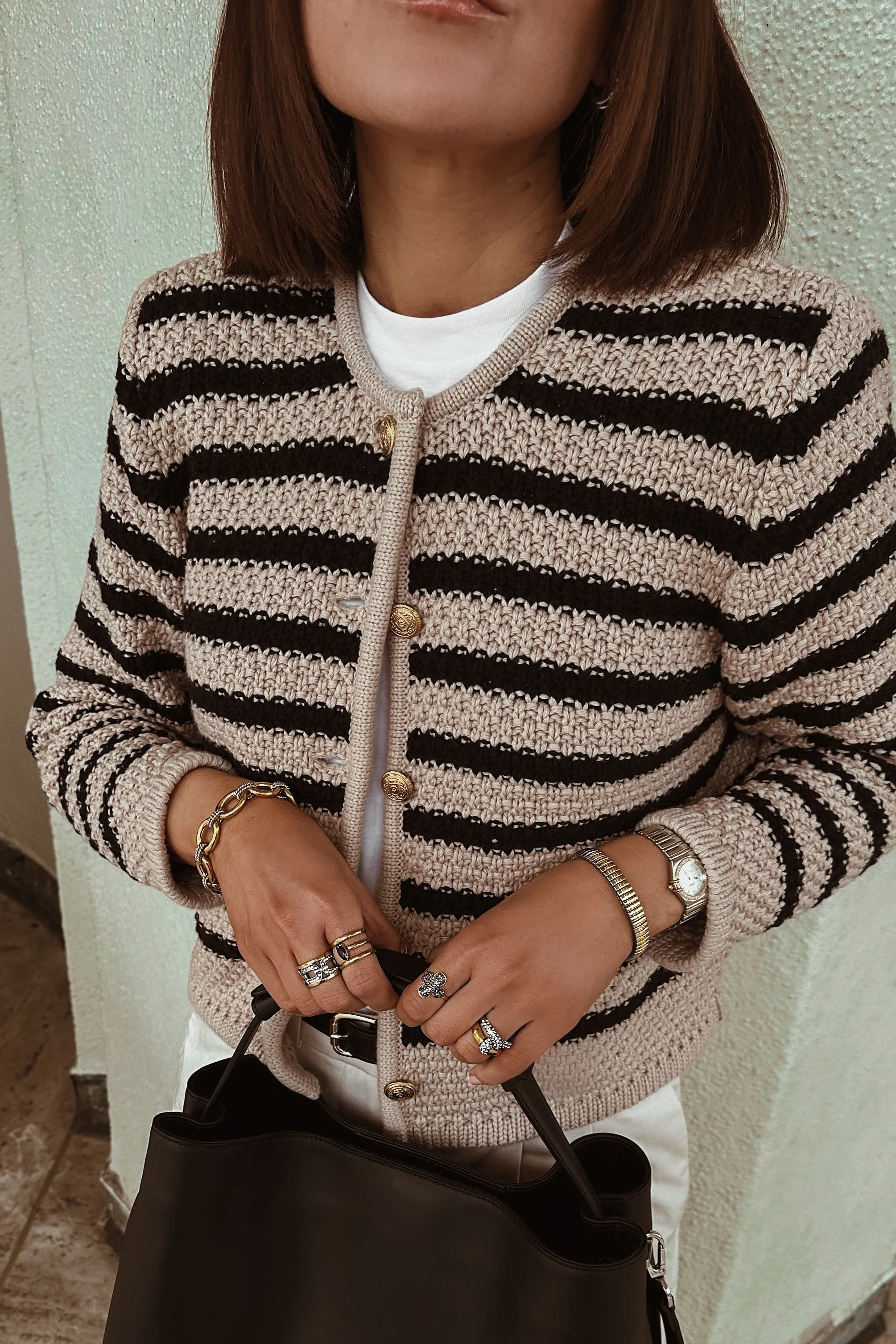 Two Tone Strap Cuff