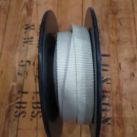 White Polyester Webbing 25mm