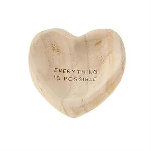Wood Heart Trinket Holder - 3 styles